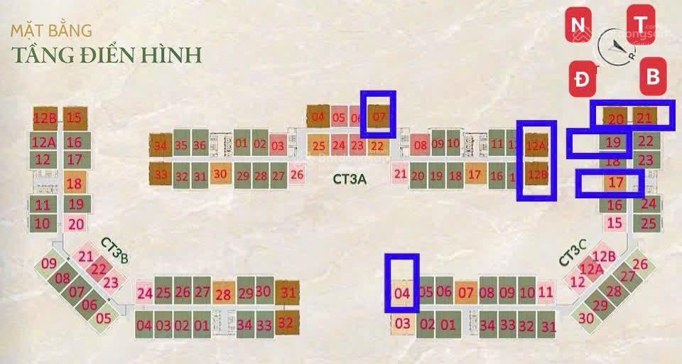 Cần bán căn thương mại dự án ct3 kim chung green thăng long