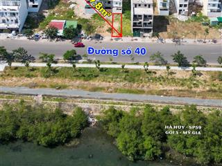 Rẻ nhất trục đường view sông  gói 5, kđt mỹ gia  giá 70 triệu/m2