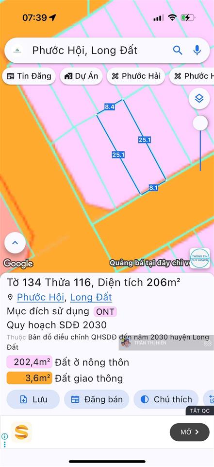 Chủ ngộp bán siêu rẻ đất biển lộc an  8x25m  full thổ cư