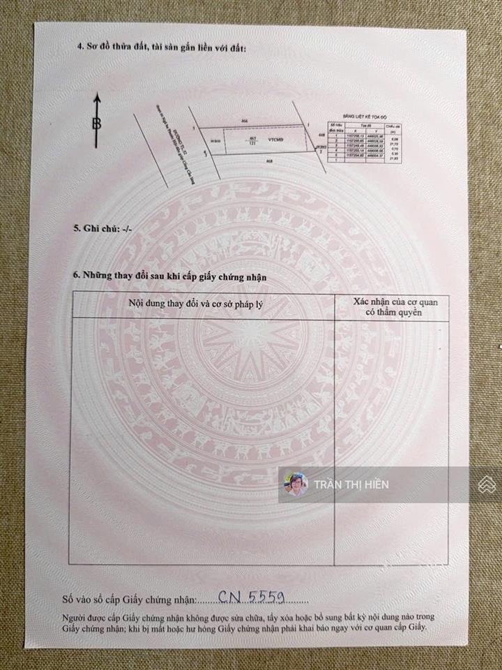 Mặt tiền kinh doanh tỉnh lộ 44a  võ thị sáu  đi thẳng về biển phước hải 5 ph dt 121m2  6x21.7m