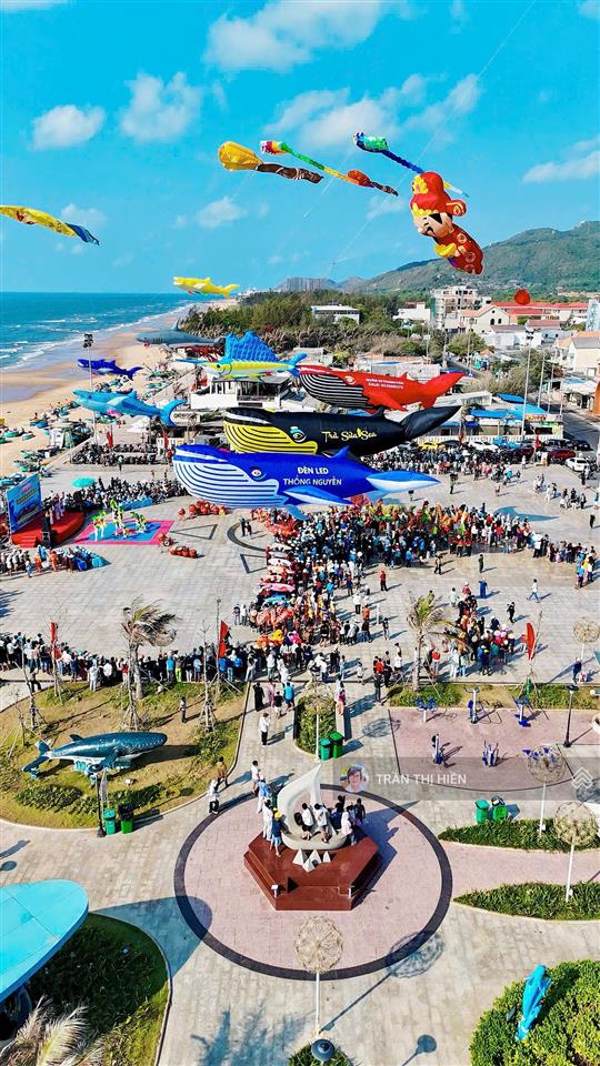 Khu ô bàn cờ tái định cư phước hải  đi bộ ra biển 500m  5x20m full thổ cư