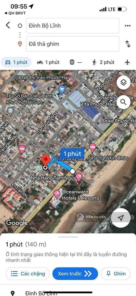 Tổng hợp 12 lô rẻ đi bộ ra biển phước hải 300m  khu tái định cư phước hải  trung tâm ngay chợ