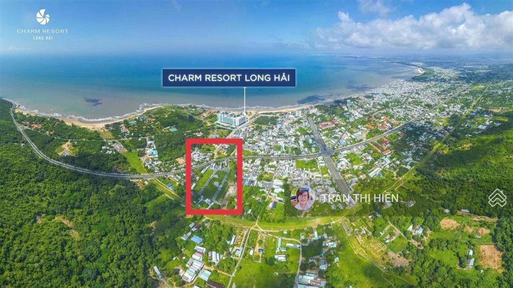 Seaway long hải cách charm resort  bãi tắm long hải 300m  dt 5x18m 90,5m2