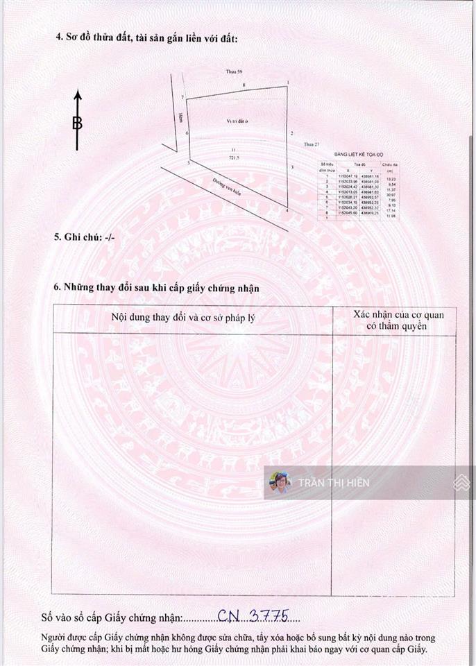 Mặt tiền đường ven biển 42m (vũng tàu bình châu)  phước tỉnh  giáp ranh tp vũng tàu  dt 721m2