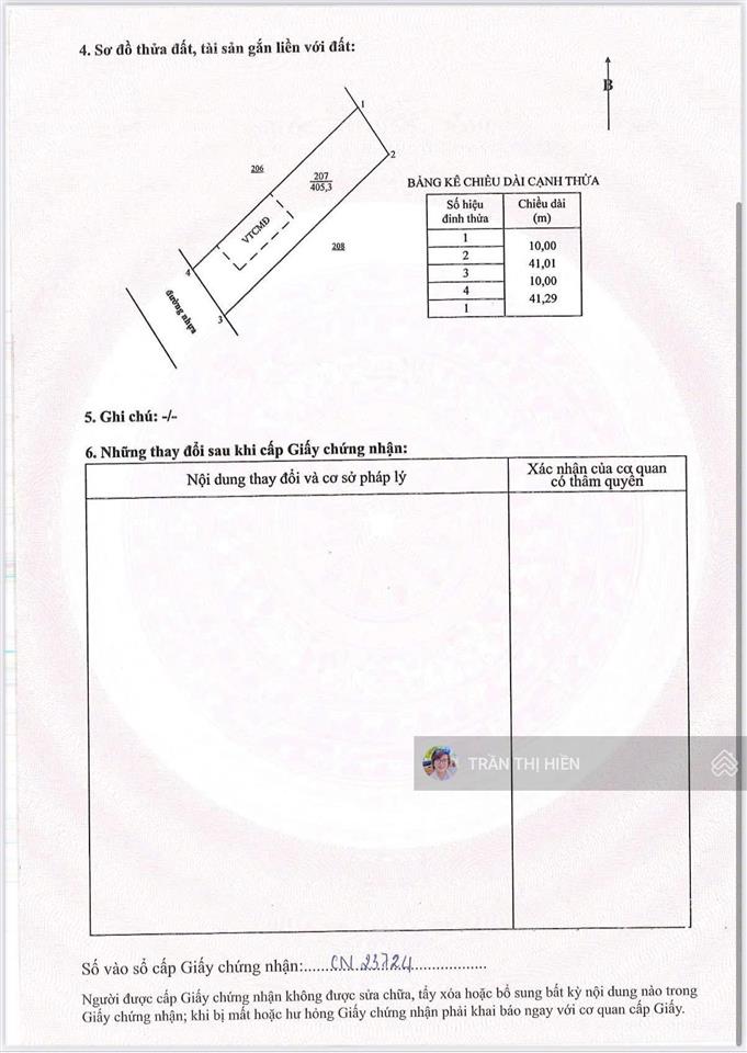 Thị trấn phước hải  10x40m  ngay tỉnh lộ 44b  cách biển chỉ 5km  cạnh bên khu dân cư phan gia