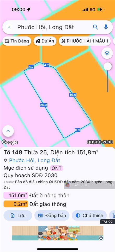 Lô góc 8x20m  đất biển lộc an  bán gấp giá cực tốt