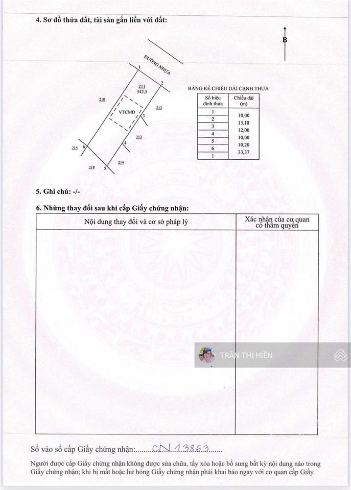 Đất biển phước hải  view núi minh đạm, gần hồ sở bông  342,5m2  10x34m