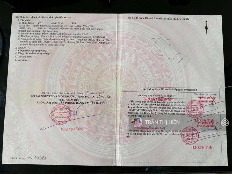 Nhà đẹp mt lạc long quân  hướng biển  khu tđc phước hải  160m2  8x20m