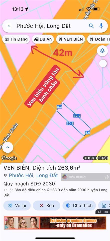 Tổng hợp 12 lô siêu đẹp, rẻ 1000m²  5000m² gần biển phước hải. view núi minh đạm  gần hồ sở bông
