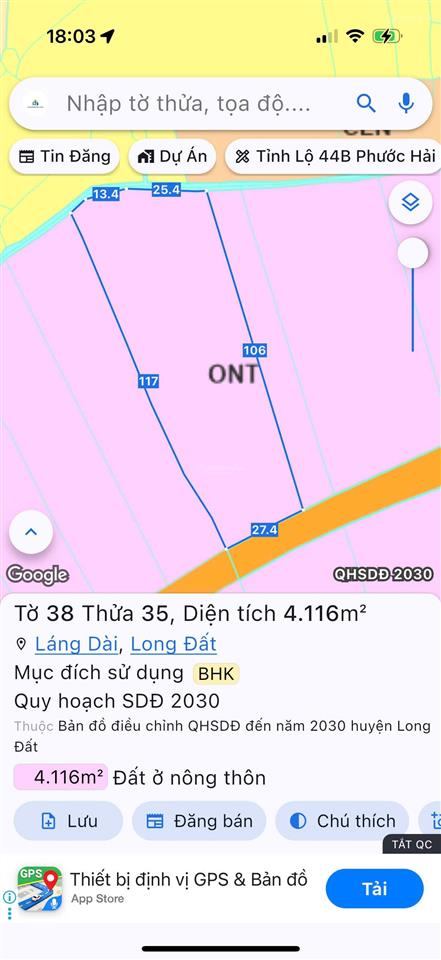 Cách biển lộc an chỉ 10 phút  chỉ ~1,5tr/m2 (quá rẻ)  dt 4116m2
