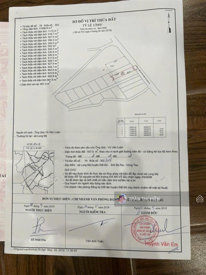 Mặt tiền phước hưng  phước hải  đối diện hồ sở bông  thị trấn phước hải  1mẫu1 68m mặt tiền