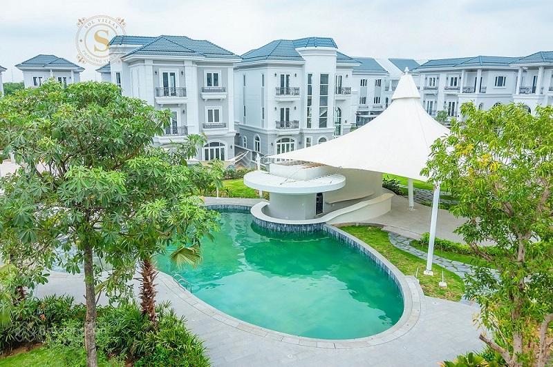 Biệt thự đơn lập 264m2 compound sol villas ven sông, chí 33 tỷ.  0902,802.803