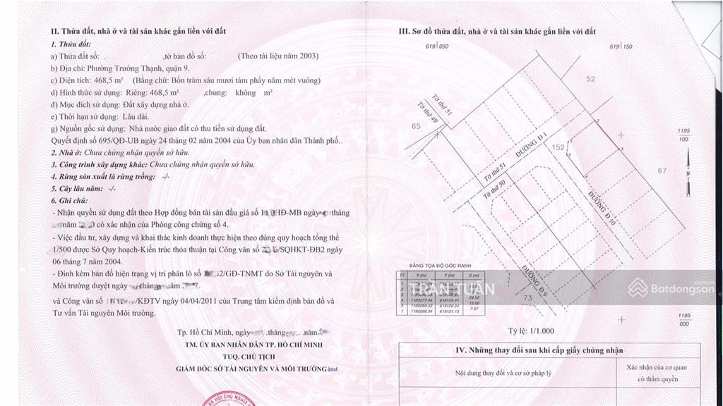 Lô góc trục chính bcr tam đa cực đẹp, giá mềm, shr, bán gấp.