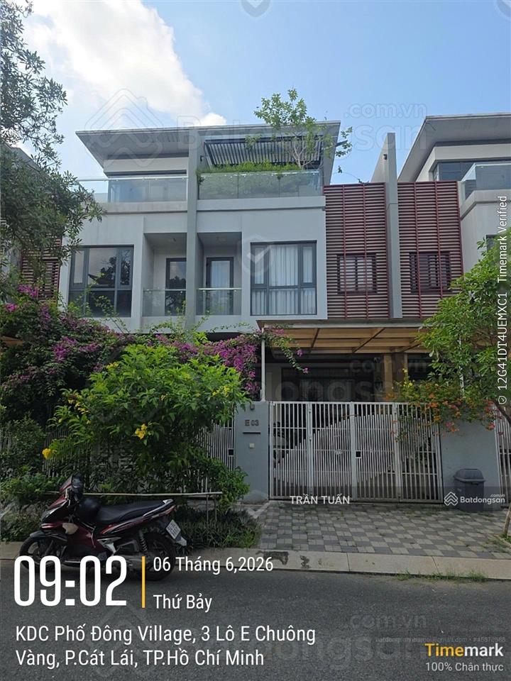 Biệt thự vườn phố đông village compound. dt 6x22m, 3 tầng, shr, giá tốt nhất khu.