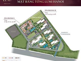 Bán căn 3PN, P2 diện tích 115m2 đẹp tại Lumi Hà Nội giá chỉ 8 tỷ