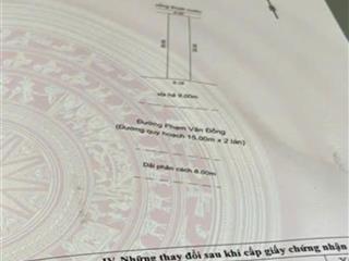 Bán lô đất đẹp đường phạm văn đồng, trục chính thông biển, vị trí vip, sơn tràgiá tốt 32,5 tỷ/127m