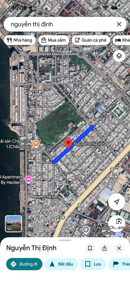 Bán lô đất đẹp mt đường 15m nguyễn thị định, gần chợ an hải bắc, kd tốtsơn trà giá tốt 15 tỷ/115m