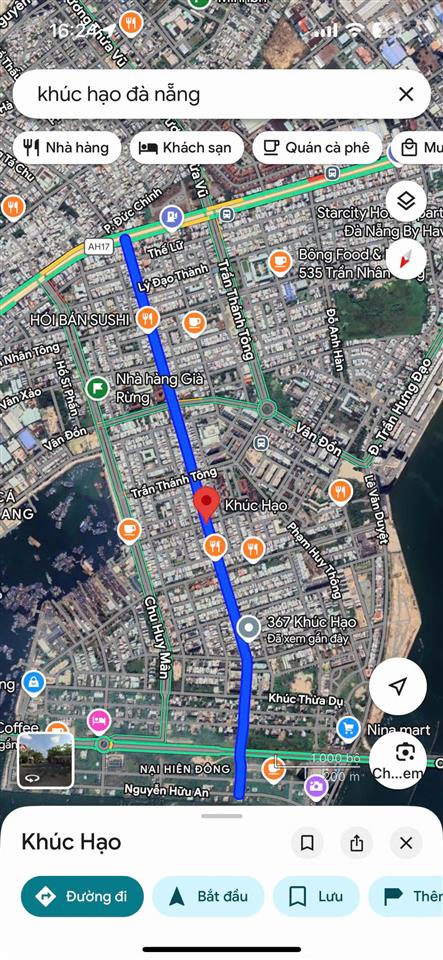 Bán lô đất 125m2 mặt tiền đường 10m5 khúc hạo gần ngã tư hồ hán thương, sơn trà giá tốt 10,5 tỷ tl