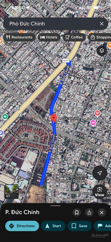 Bán đất biển tặng nhà mt đường 7m5 phó đức chính gần vương thừa vũ, sơn trà, giá tốt 11,8 tỷ/100m