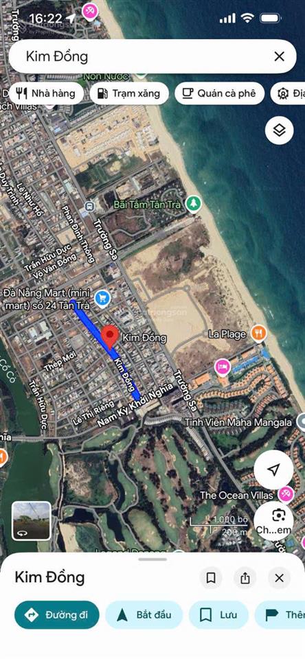 Bán đất biển tân trà đường 7m5 kim đồng, gần toà newtown diamond, ngũ hành sơn, giá rẻ 8.8 tỷ/161m2