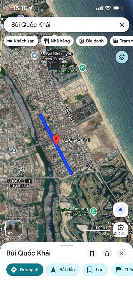 Bán lô đất đường 10m5 bùi quốc khái gần tân lưu, khu biển tân trà, ngũ hành sơn  giá tốt 6tỷ/100m2