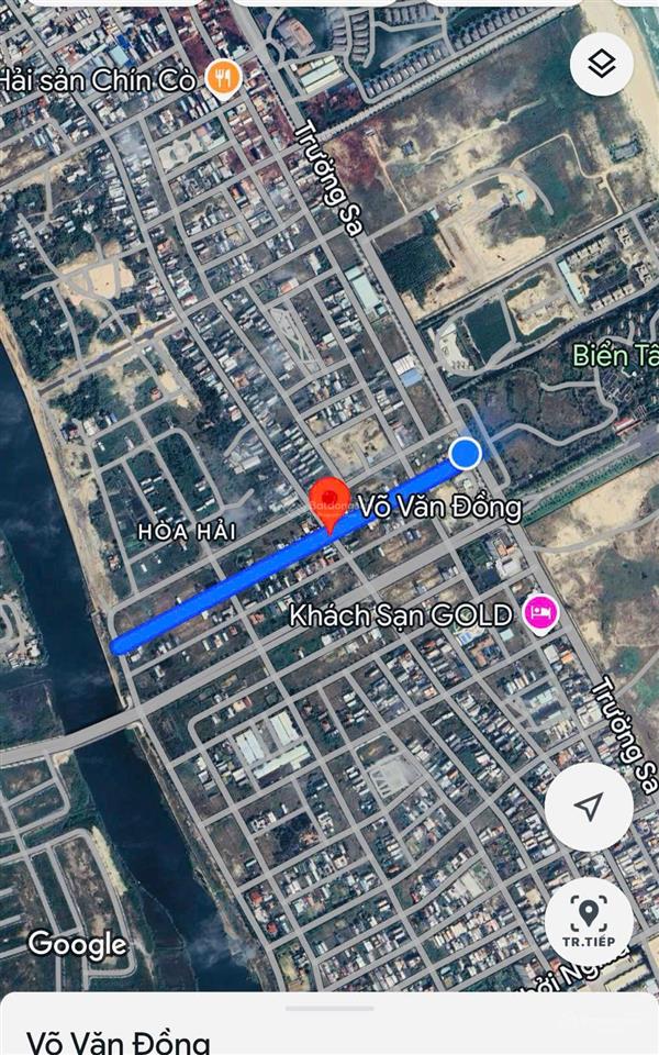 Bán đất biển tân trà mt đường 7m5 võ văn đồng gần sông cổ cò,ngũ hành sơngiá siêu rẻ 5,55tỷ/98,5m2