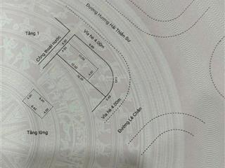 Bán lô góc 2mt đường 7m5 lê chân  hương hải thiền sư, góc ngã 4 gần sông hàn, kd tốt, sơn trà