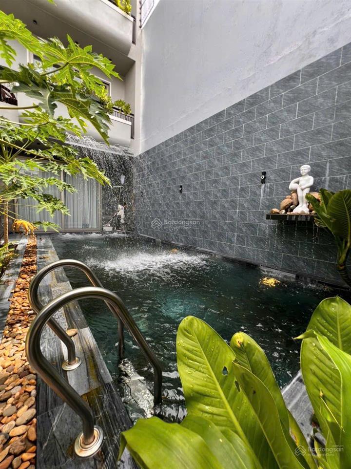 Cho thuê vila sân vườn có hồ bơi 5 tầng 6pn có thang máy 200m gần biển mỹ khê, sơn trà  giá 110tr