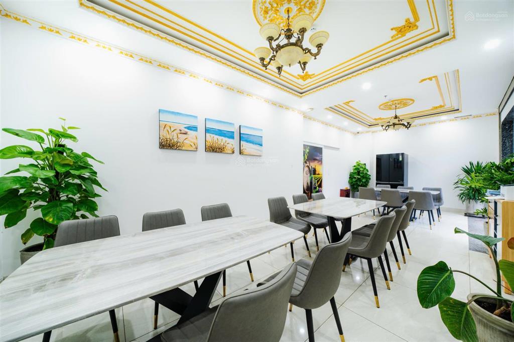 Bán toà villa 5 tầng 4 mặt tiền 12 pn đường lê lâm, gần biển mỹ khê, giá 20,6 tỷ ,dòng tiền 89tr/t