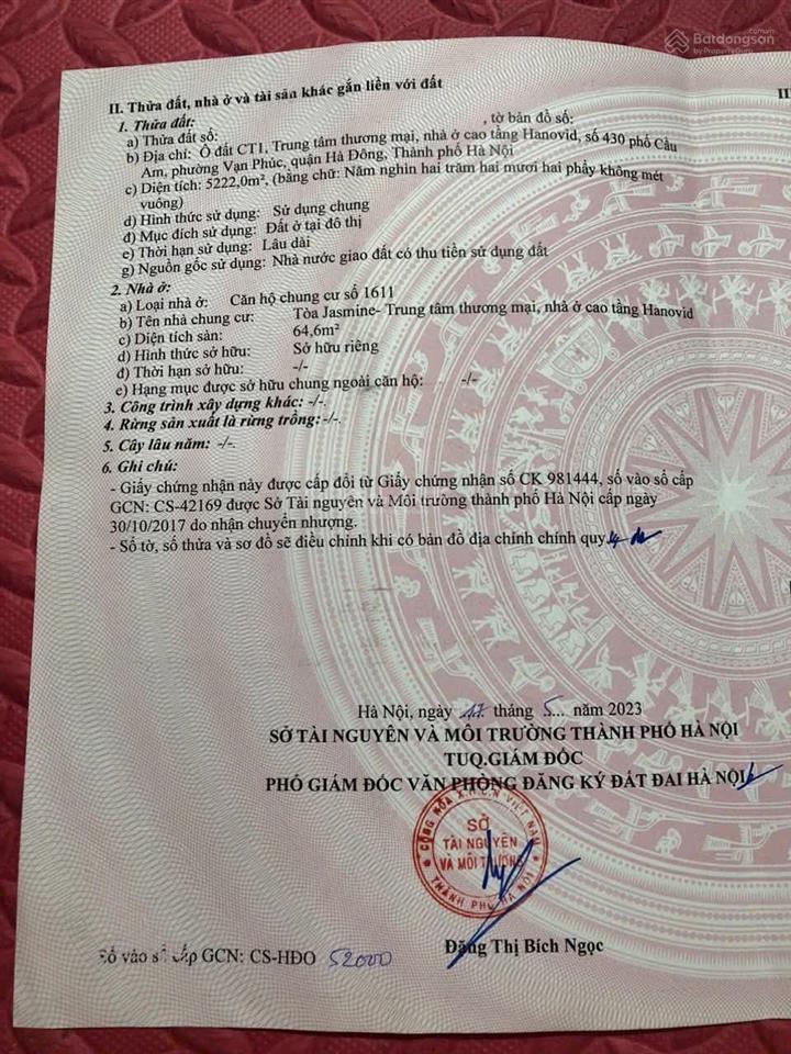 64,6m chung cư goldslilk cầu am hà đông, 2 ngủ, 1 p khách, giá 5,5 tỷ, ko bao phí