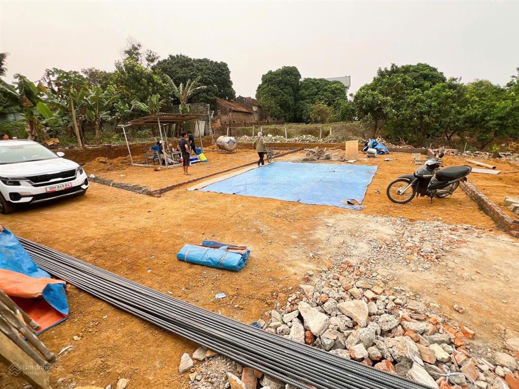 Chính chủ bán đất nền 100m2 quốc oai 100% thổ cư sổ đỏ riêng