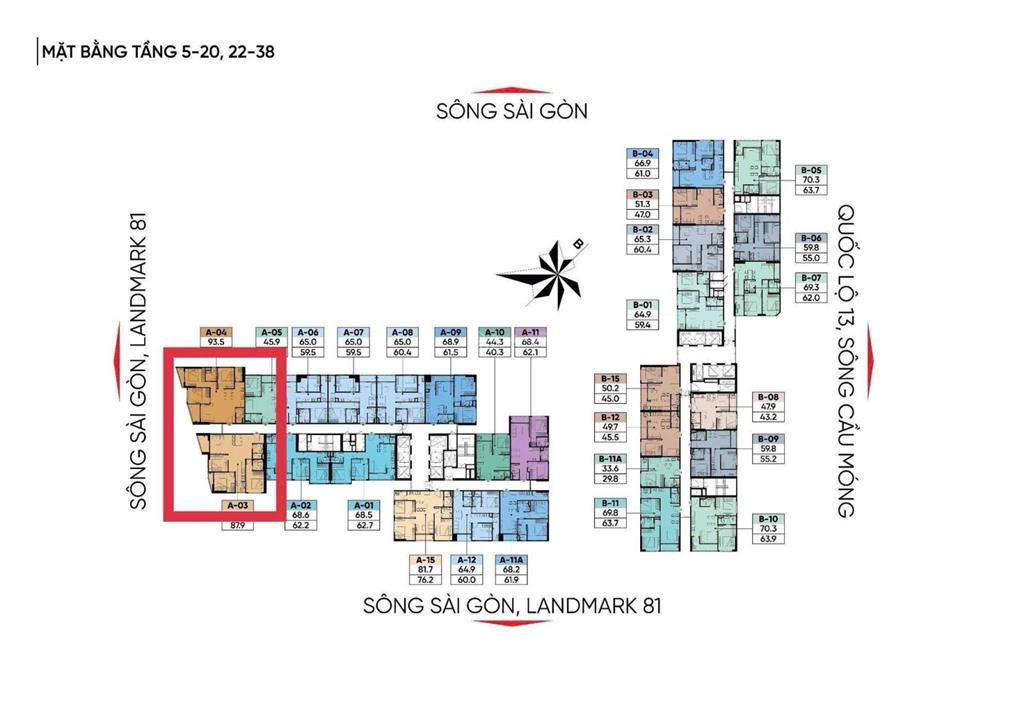 Chính chủ bán lại căn góc 94m², 3pn/2wc view trực diện sông. giá bán 5.4 tỷ