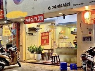 Mặt bằng kd mặt phố chùa láng  gần vincom  bất ngờ chủ nhà đồng ý hàng ăn