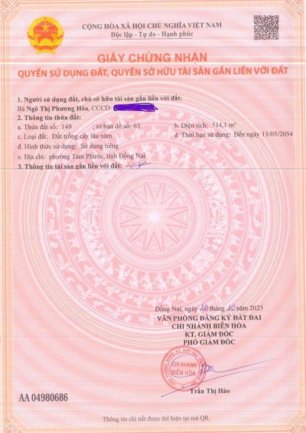 Bán lô đất liền kề giáp ranh hai bên đường dân sinh tuyến cao tốc biên hòa  vũng tàu