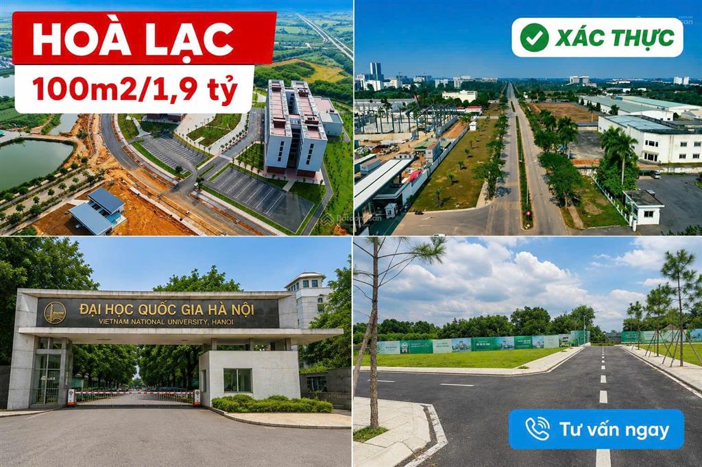 Hiếm  19tr/m2 đất gần cổng sau đại học fpt  gần trục hồ tây ba vì  cách quốc lộ 21 chỉ 1km