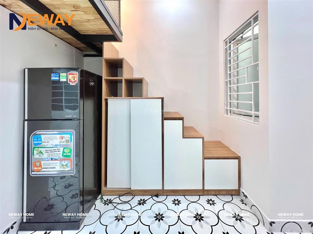 Phòng full nội thất mới 25m2 có gác phan huy ích ngay emart
