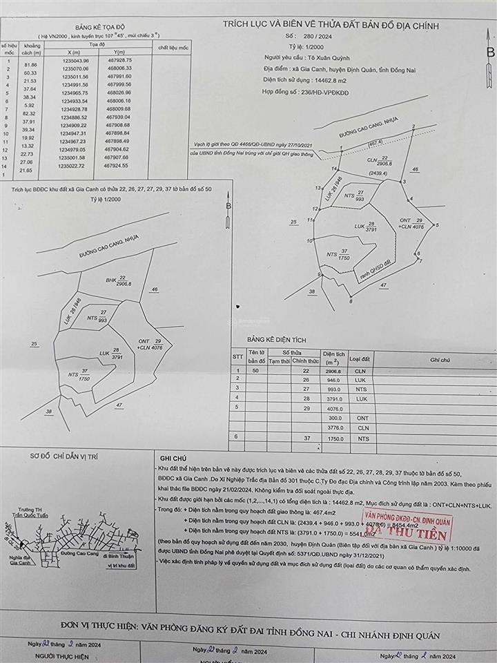 Khu đất 2ha giáp sông, đầu rừng gia canh, cách lối lên cao tốc 4km