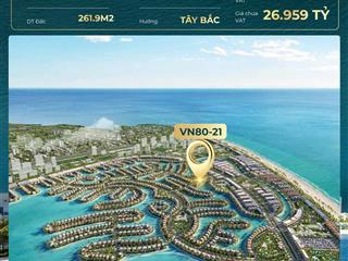 Căn biệt thự song lập mặt biển cần giờ tại mặt đường 26m, giá mềm dưới 30 tỷ tại vinhomes tp hcm