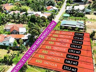 Lô đất mặt tiền đường tư văn quy hoạch 20m, diên phước thổ cư giá 7,5tr/m2