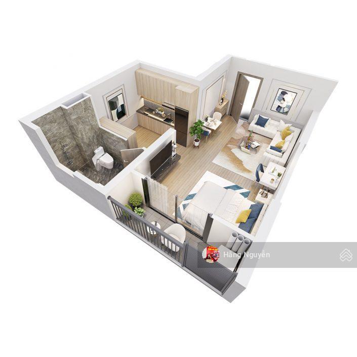 Cho thuê căn hộ studio tòa zurich 2, vinhomes ocean park 1 giá chỉ 5 triệu/tháng