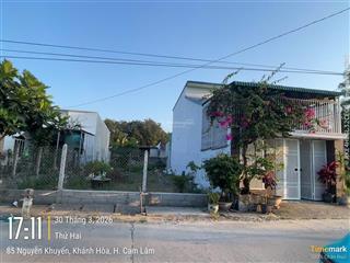 Bán đất 8m mặt tiền, full thổ cư đường nguyễn khuyến, thị trấn cam đức, cam lâm