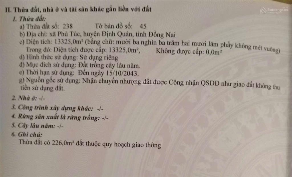 Bán vườn sinh thái, ngay nút giao đường 770b, cao tốc gd  tp, cụm cn phú túc 0974 430 ***