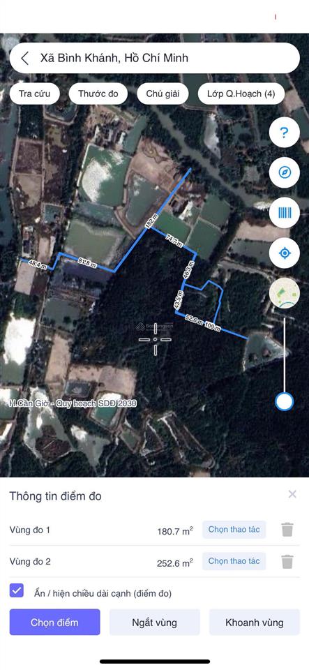 Bán lô đất xã bình khánh 1ty5/1000m2  0918 182 ***