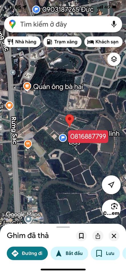 Chính chủ bán gấp đất xã bình khánh cần giờ, hcm,  0918 182 ***