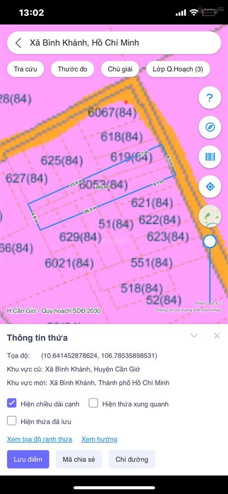 Bán đất xã bình khánh, cần giờ,  0918 182 ***