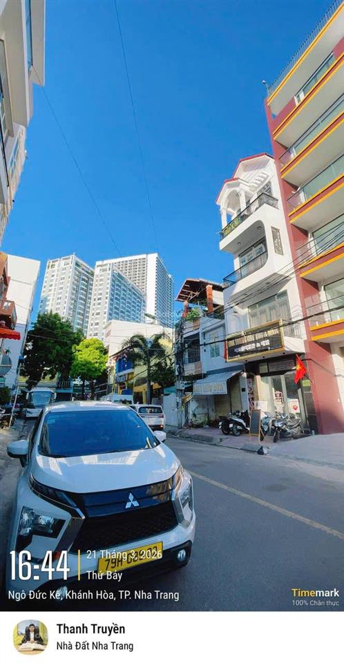 Bán nhà 7 tầng gần biển góc 2 mặt tiền võ trứ và ngô đức kế nha trang, ngay chợ xóm mới