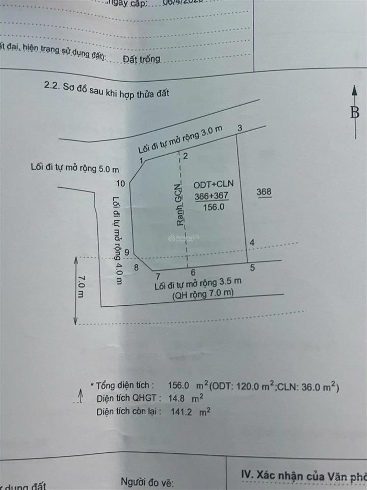 Lô góc 3 mặt tiền 156m² cách đường thân nhân trung chỉ 20m | được phép xây 6 tầng + 1tum