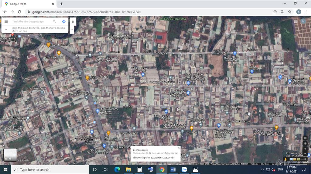 Bán lô đất sổ hồng riêng, mặt tiền đường 40, phường hiệp bình (phường h. b. chánh cũ) thủ đức tphcm