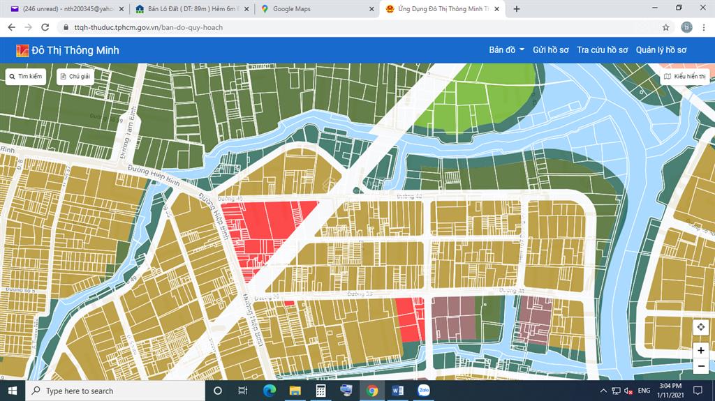 Bán lô đất mặt tiền đường 40, phường hiệp bình (h.b.chánh cũ), tp thủ đức, tphcm