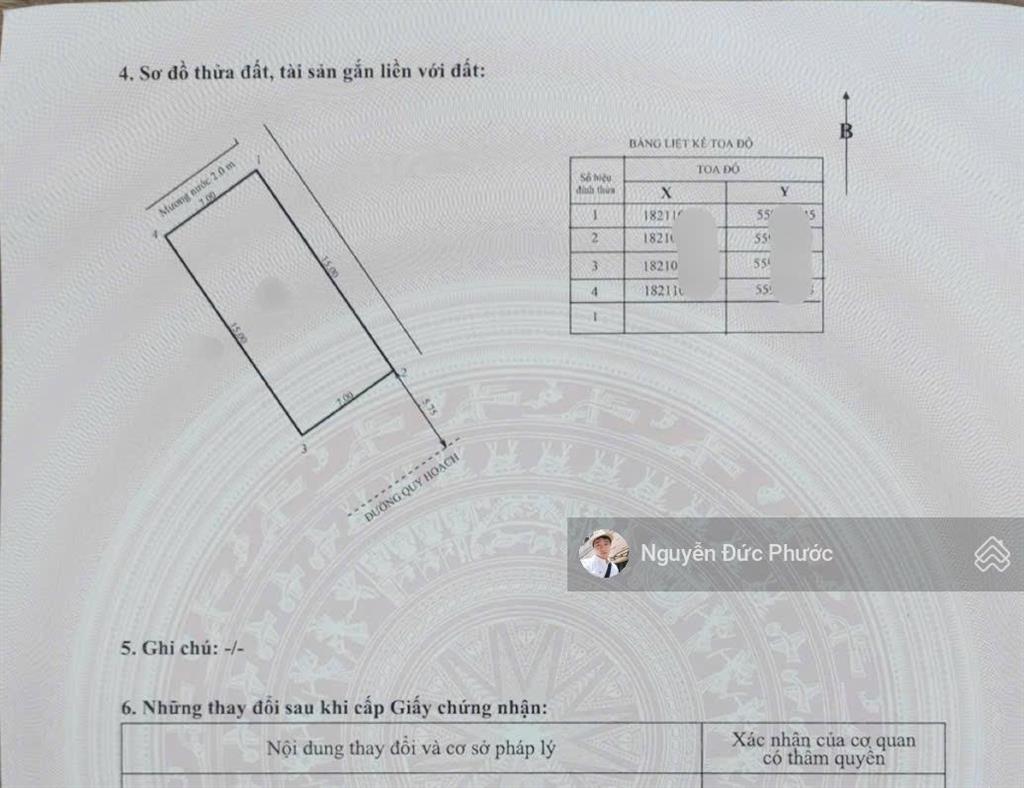 Đất kqh kim long  lô kẹp mương 3 mặt thoáng. gần uỷ ban, trường học